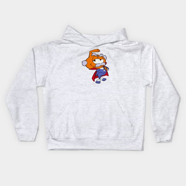 governor the snorks Kids Hoodie by sepedakaca